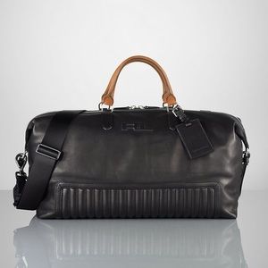 Quilted leather duffel bag Ralph Lauren